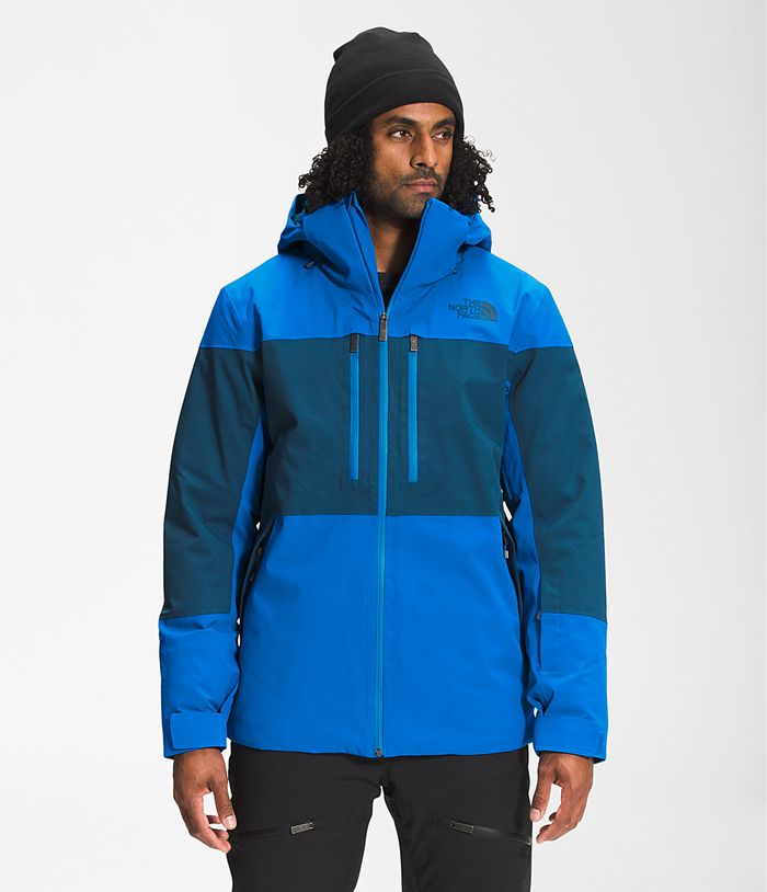 Casaca Impermeable The North Face Hombre Chakal Azules - Peru 43205HOSE